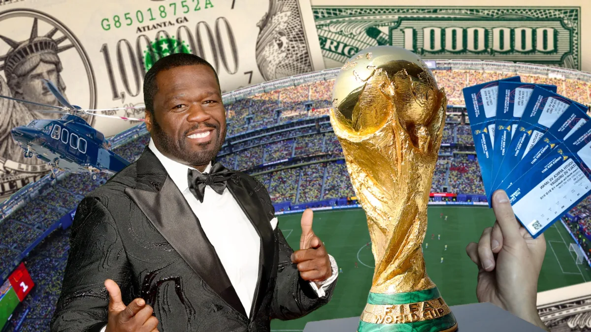 $1 Million World Cup Package: VIP Tickets, Helicopter Ride, Party with 50 Cent