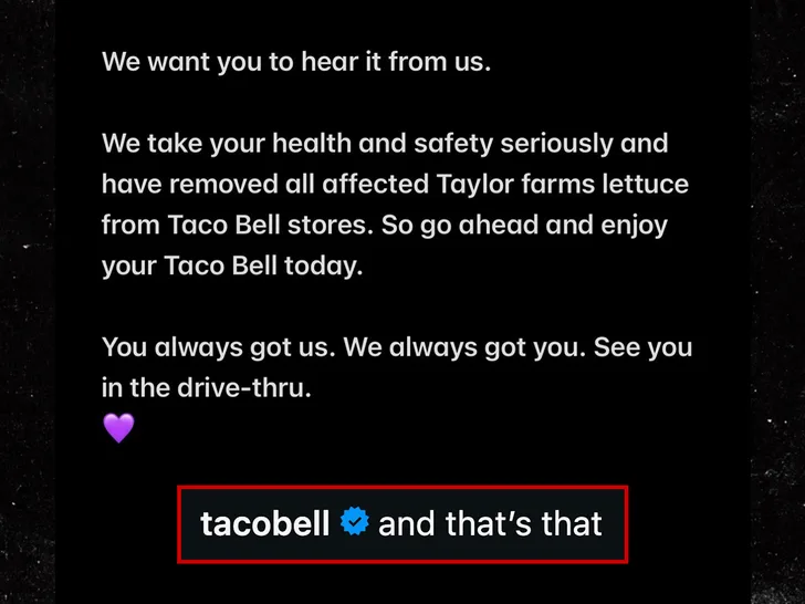 Taco Bell заявила о безопасности еды после вспышки циклоспороза — фото 2