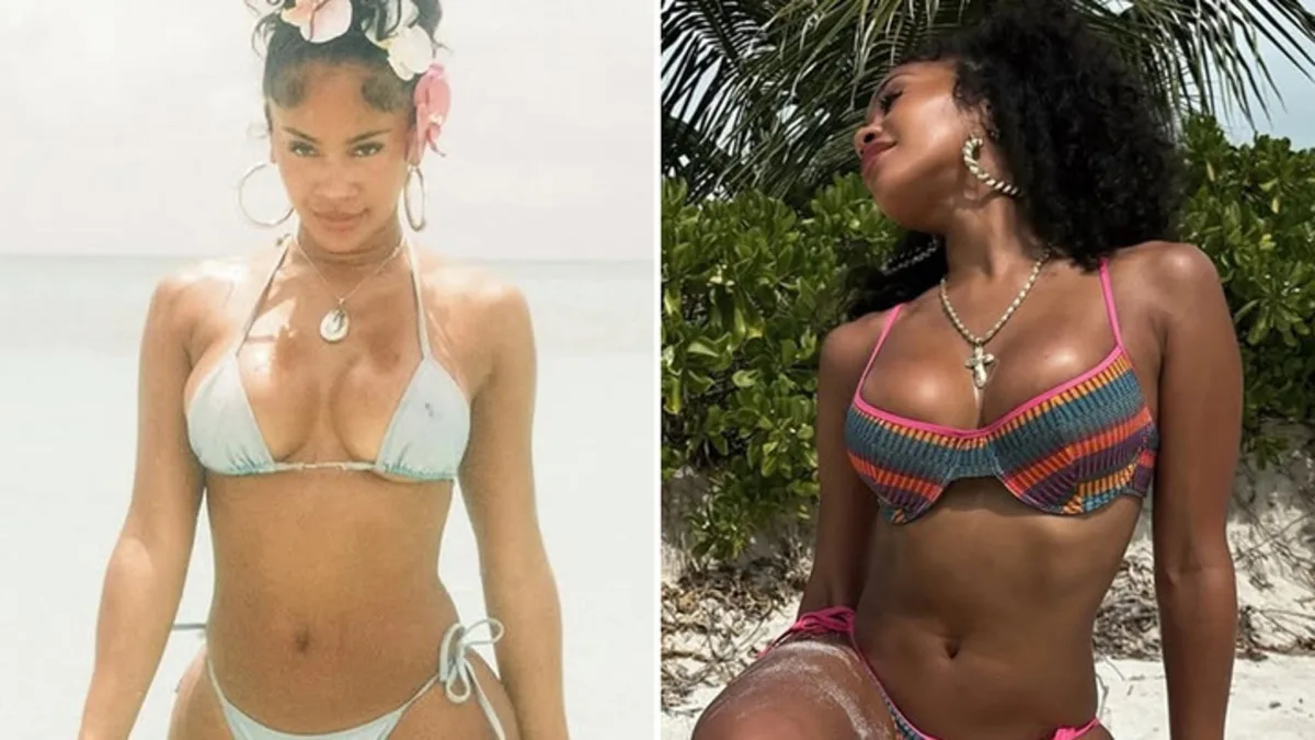 Saweetie празднует 33-й день рождения горячими снимками на пляже