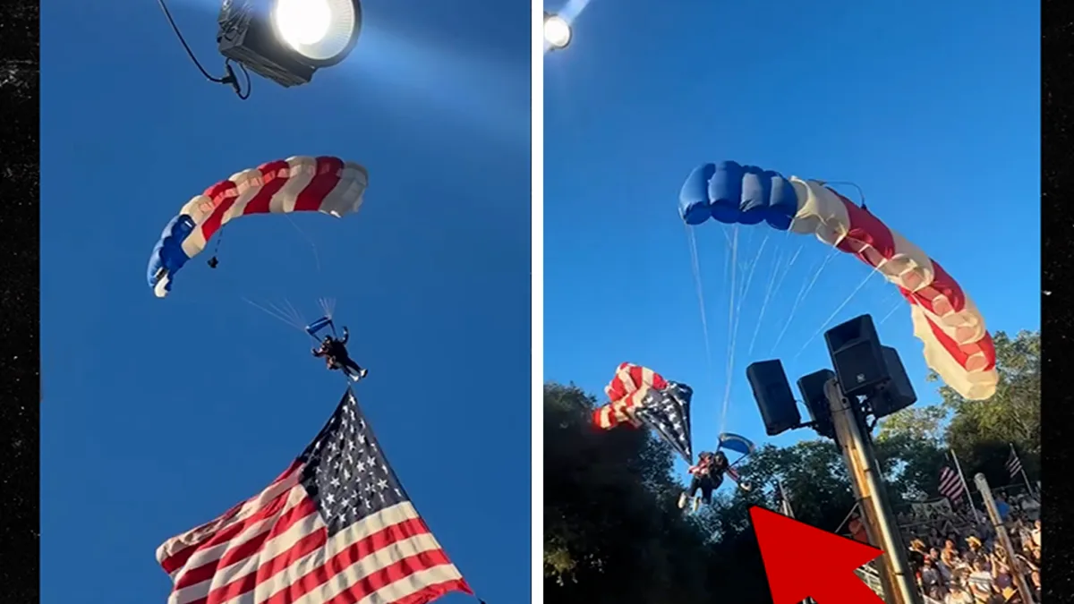 Skydiver Crashes Into Tent at Rodeo — Jumps Again Next Day