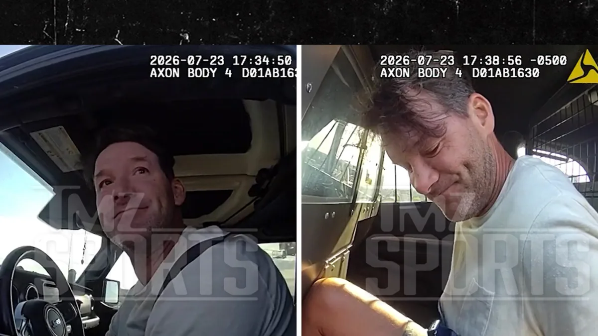 Tony Romo Told Police He Was Going to Grandma's Before OWI Arrest