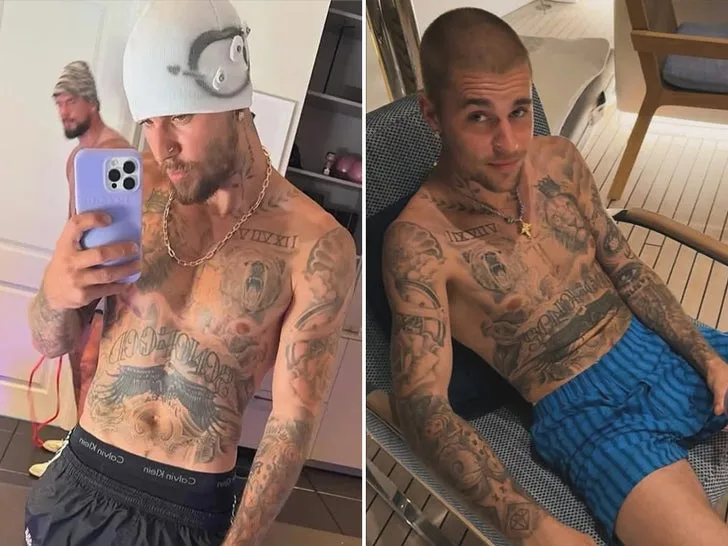 Джастин Бибер наслаждается солнцем на сапборде в Айдахо в свадебный уикенд Тейлор Свифт — фото 4