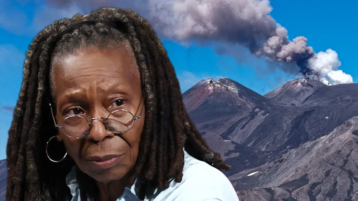 Whoopi Goldberg Stranded in Sicily as Mount Etna Erupts