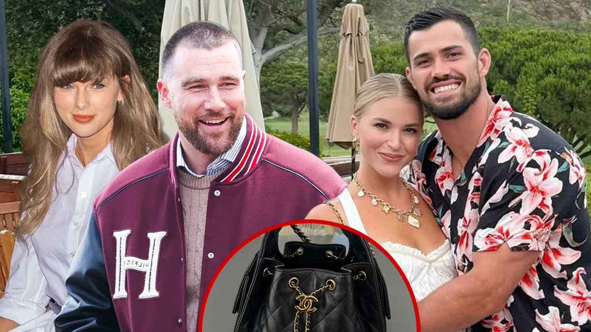 Жена игрока НФЛ выиграла сумку Chanel за $6700 на свадьбе Трэвиса Келси и Тейлор Свифт