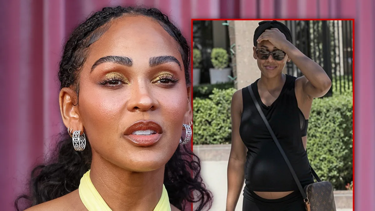 Meagan Good Is Not Pregnant: Viral Baby Bump Photo Is Fake