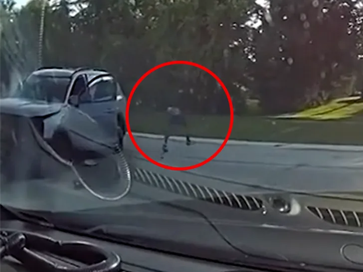 Погоня за подозреваемым в покушении на убийство попала на видео — фото 2
