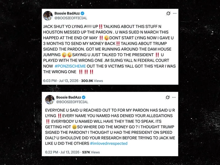 Boosie Badazz раскритиковал Беркмана из-за несостоявшегося помилования Трампа — фото 2