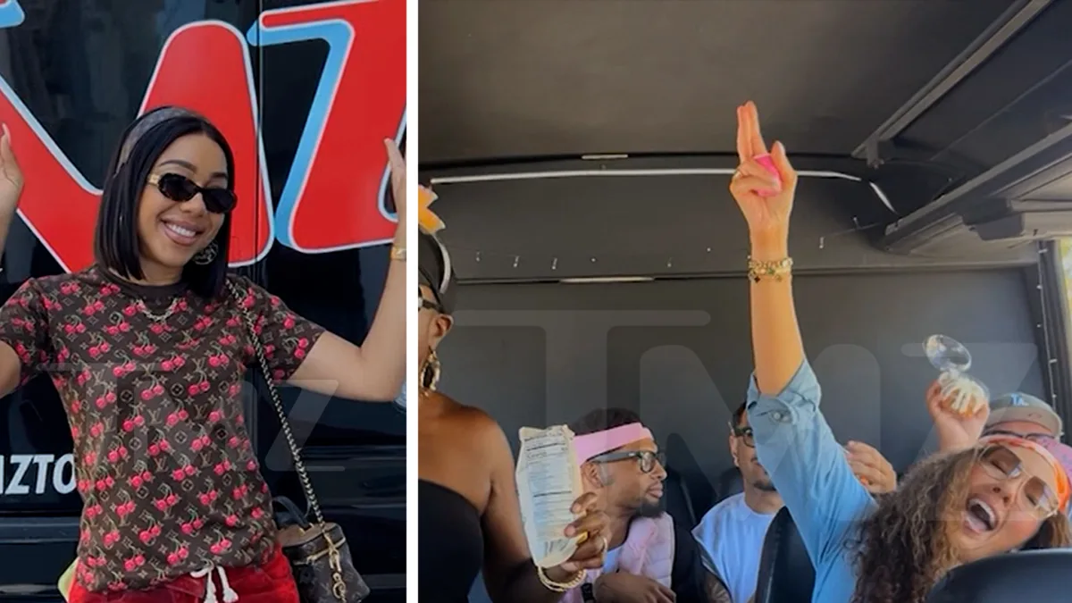 DJ Sky High Baby Rocks TMZ Brunch Bus, Gives Ray J Advice