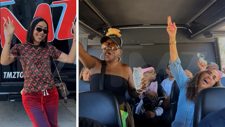 DJ Sky High Baby зажгла на TMZ Brunch Bus и дала совет Рэю Джею — фото 1