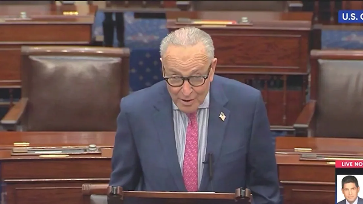 Chuck Schumer Seems to Fart Loudly on Senate Floor