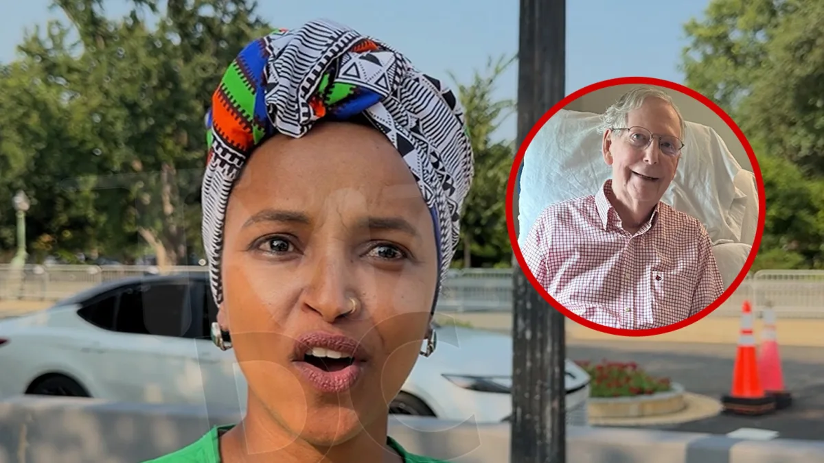Ilhan Omar Says Mitch McConnell's Photo Looks Like AI, Questions His Health