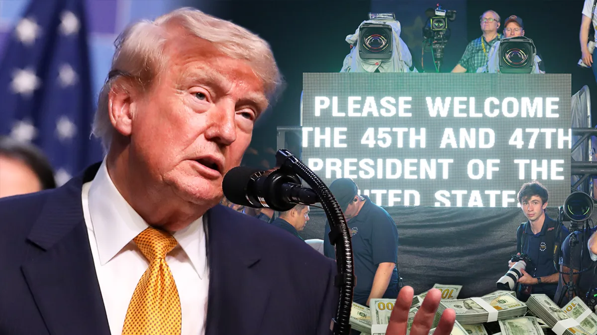 Оператор телесуфлера Трампа выиграл $100 тысяч на ставках на его речи